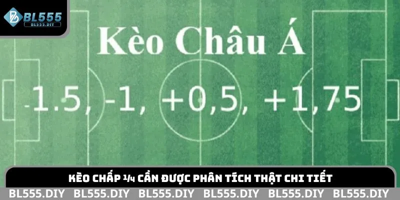 Kèo chấp ¼ cần được phân tích thật chi tiết